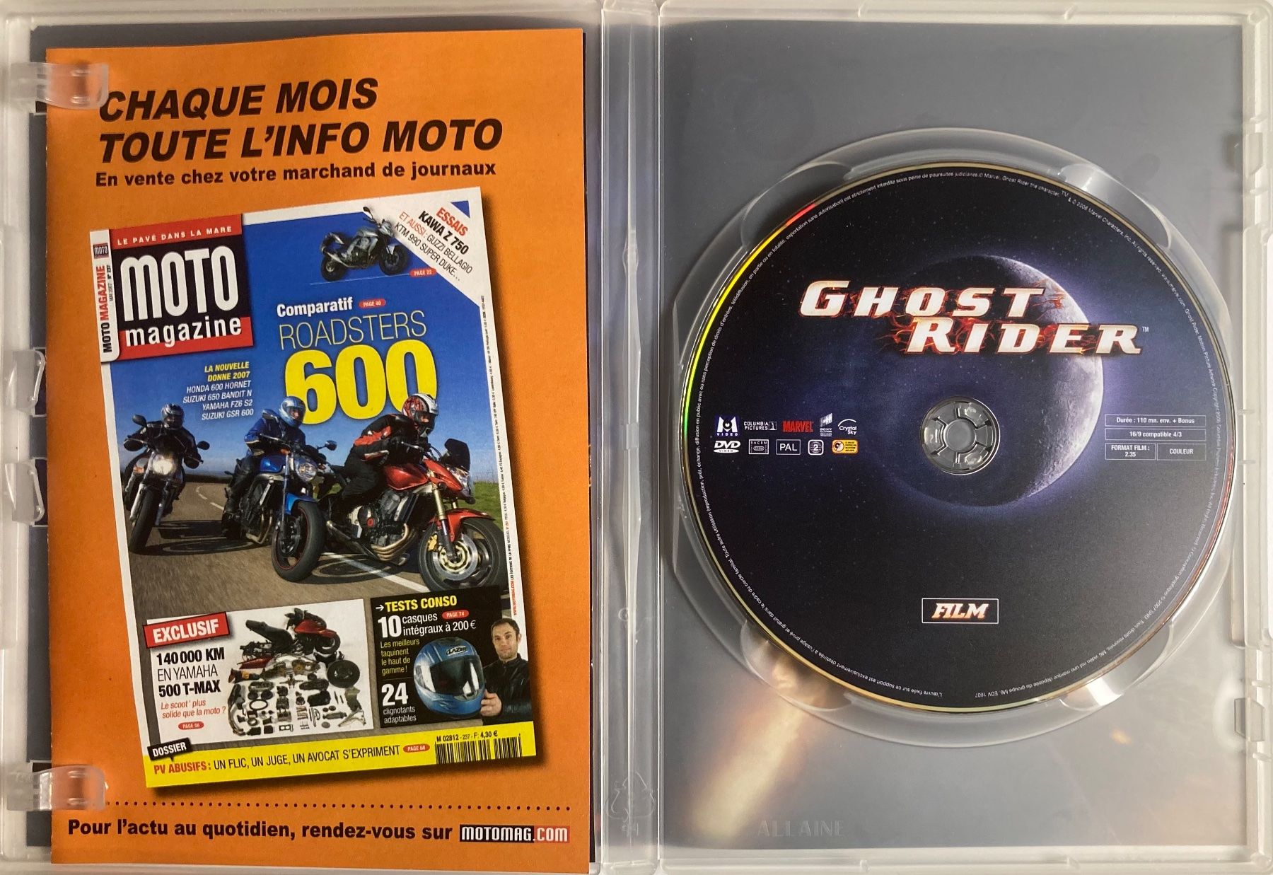 Tutti i DVDs: NICOLAS GAGE - GHOST RIDER – Usato da Poliez-Pittet venduto da Newtown-Records 2
