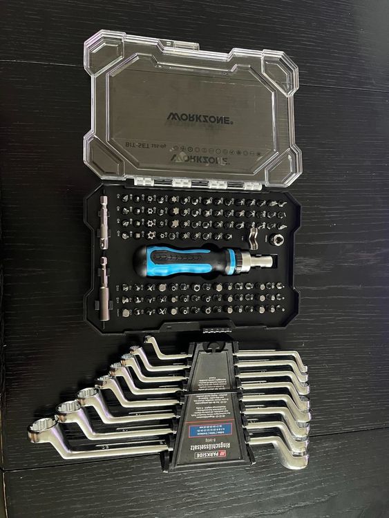 Mephisto Werkzeug-Set 40-tlg. – Ring-Maulschlüssel Metrisch, Mit Soft-Inlay In Carbon-Optik