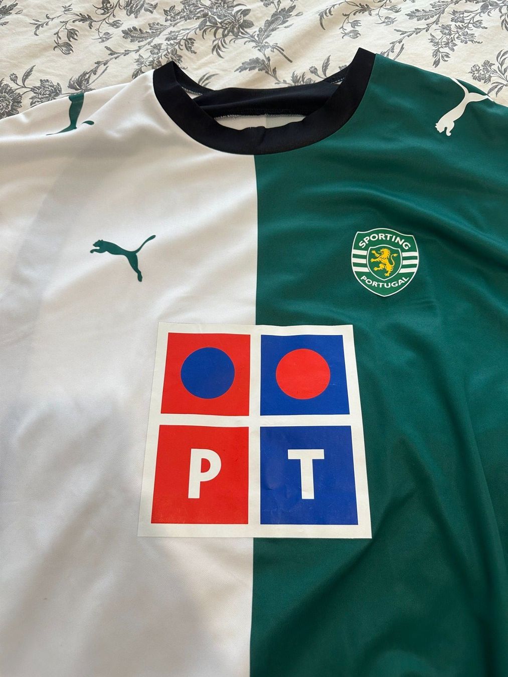 Puma Canottiere & Pantaloni: Maillot Sporting CP Stromp 07/08 L – Usato da Lausanne venduto da PeixotoBruno 1