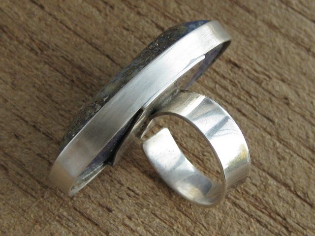 Anelli: Vintage Ring Silber 925 extravagant Lapislazuli XXL – Usato da Ermatingen venduto da Decovin 5