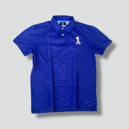 Hackett London No 1 blue poloshirt vintage herren t-shirt