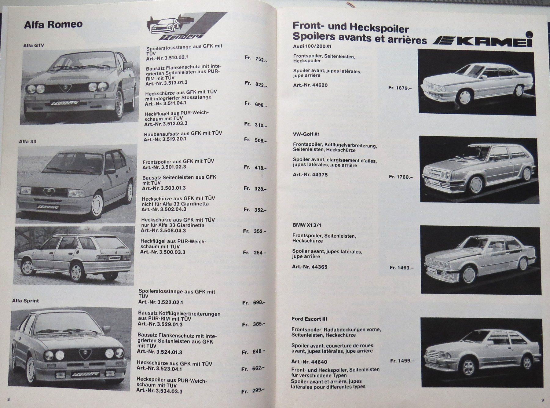 Documenti: Rinspeed Tuningkatalog – Usato da Ettingen venduto da campione_1 1