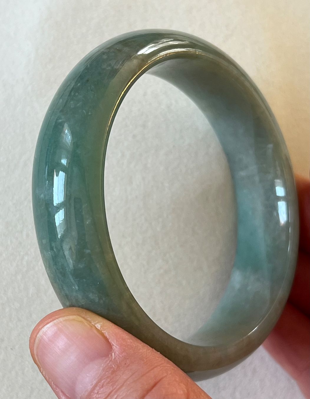 Bracciali & Braccialetti: Armreif Jadeite-Jade 58.4 mm Typ A – Nuovo (secondo la descrizione) da Bern venduto da Steinfieber 2