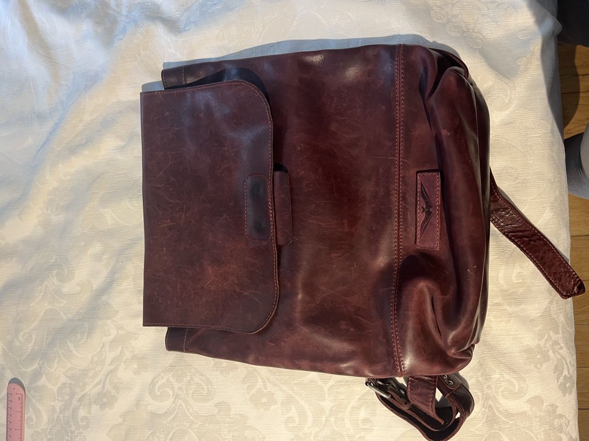 Rucksäcke: Damen Rucksack aus Leder  – Gebraucht aus Basel von hal_s2bt 1