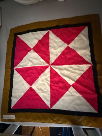 Seidentuch Yves Saint Laurent geometrisch
