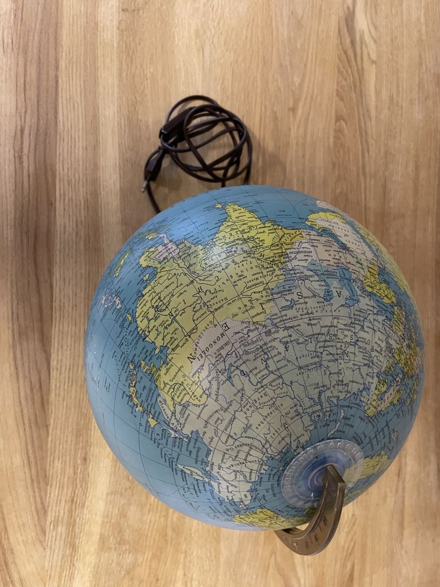 Globus Lampade: Illuminated Vintage Globe - Explore the World from Home! – Usato da Goldau venduto da machdam 2