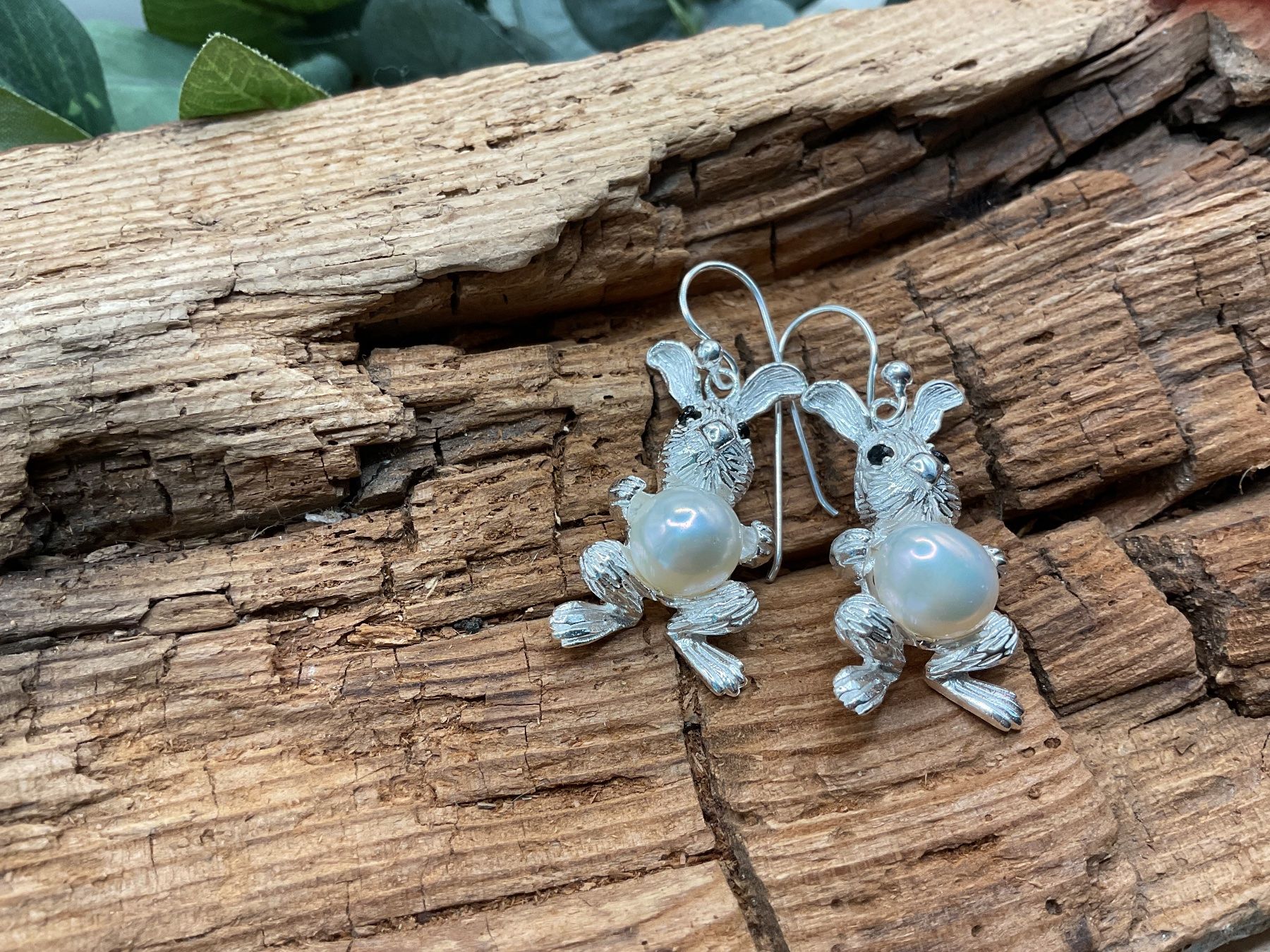 Ohrringe & -stecker: Häslohrhänger, Sterlings. mit Perle – Neu (gemäss Beschreibung) aus Luzern von S.Kern01 3