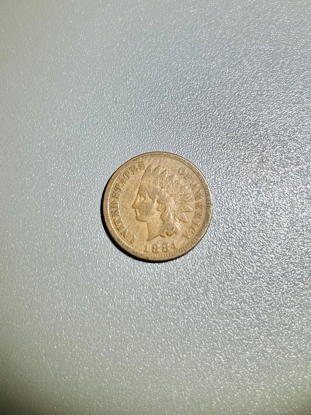 Tutti le monete: One Cent Indian Head 1884 - USA – Usato da Vuadens venduto da Numispot 1