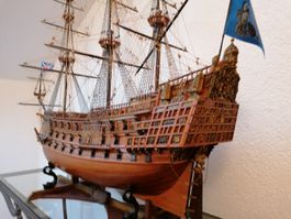 Segelschiff antik. Sovereign of the Seas 1637