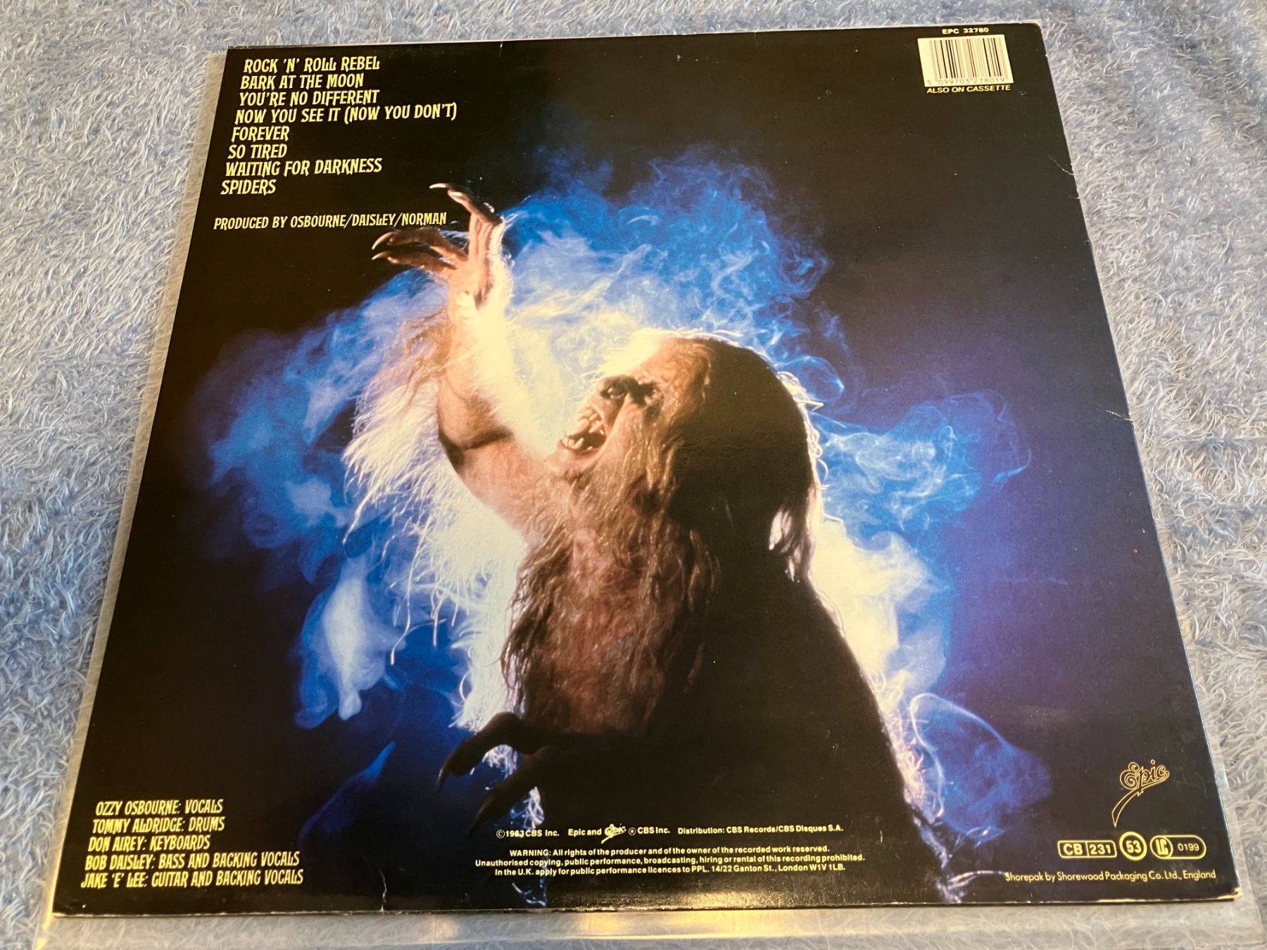 Dischi in vinile: Ozzy Osbourne – Usato da Aarwangen venduto da Jukebox3 2