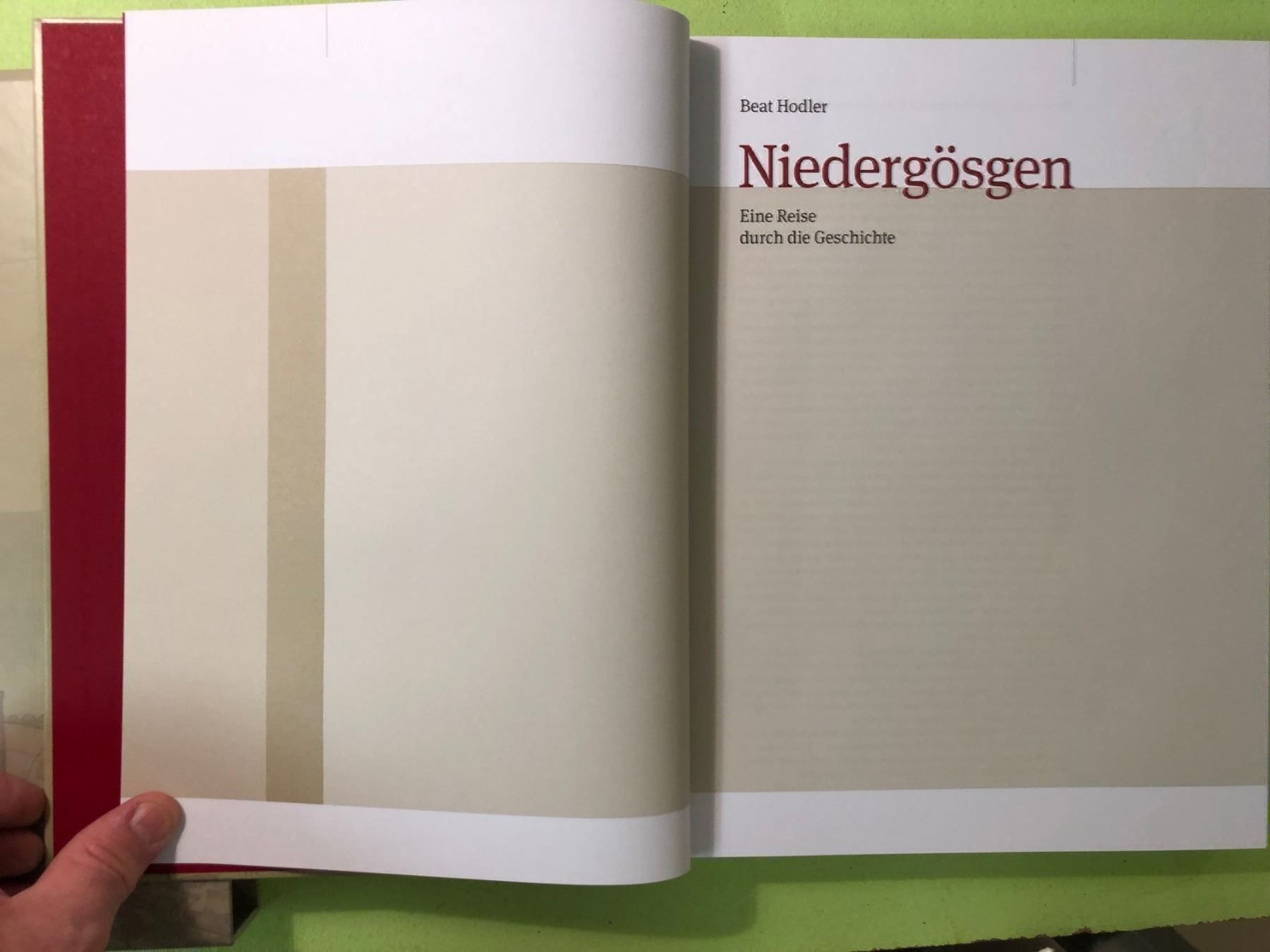 Bücher: Beat Hodler: Niedergösgen. – Gebraucht aus Zürich von allp 1