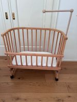 BabyBay Beistellbett mit viel Zubehör (u.a. Rollen, Gitter)