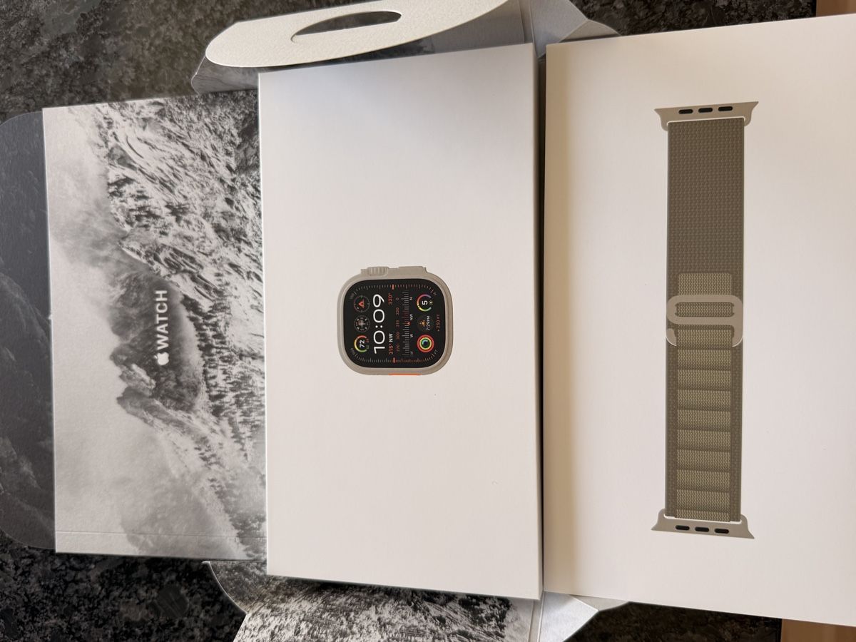 Apple Smartwatch: Apple Watch Ultra 2 Titanium 49mm Olive Alpine Loop M – Gebraucht aus oberbipp von sigi83 4