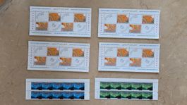 Genfer Ämter: 4 Bogen UPU  + 2 Zehnerblocks UIT + 2 IOC
