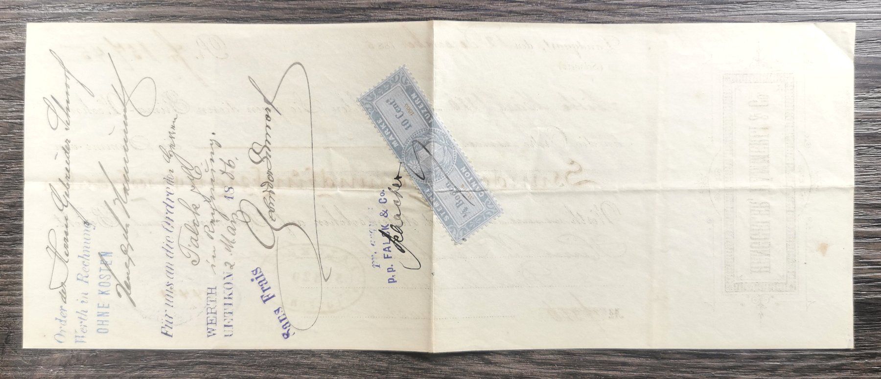 Tutti i francobolli: TR14 Superbe enveloppe avec les documents originaux 1885 – Usato da Cousset venduto da Patrick_Collections 8