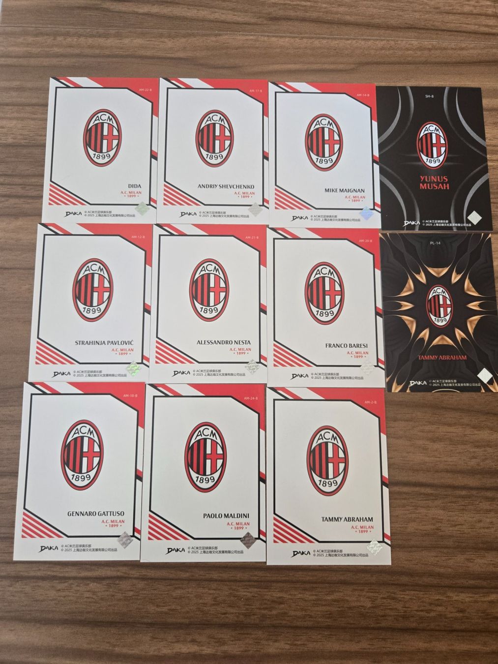 Carte collezionabili: Lotto Daka AC Milan – Usato da Pregassona venduto da med_fk22 1