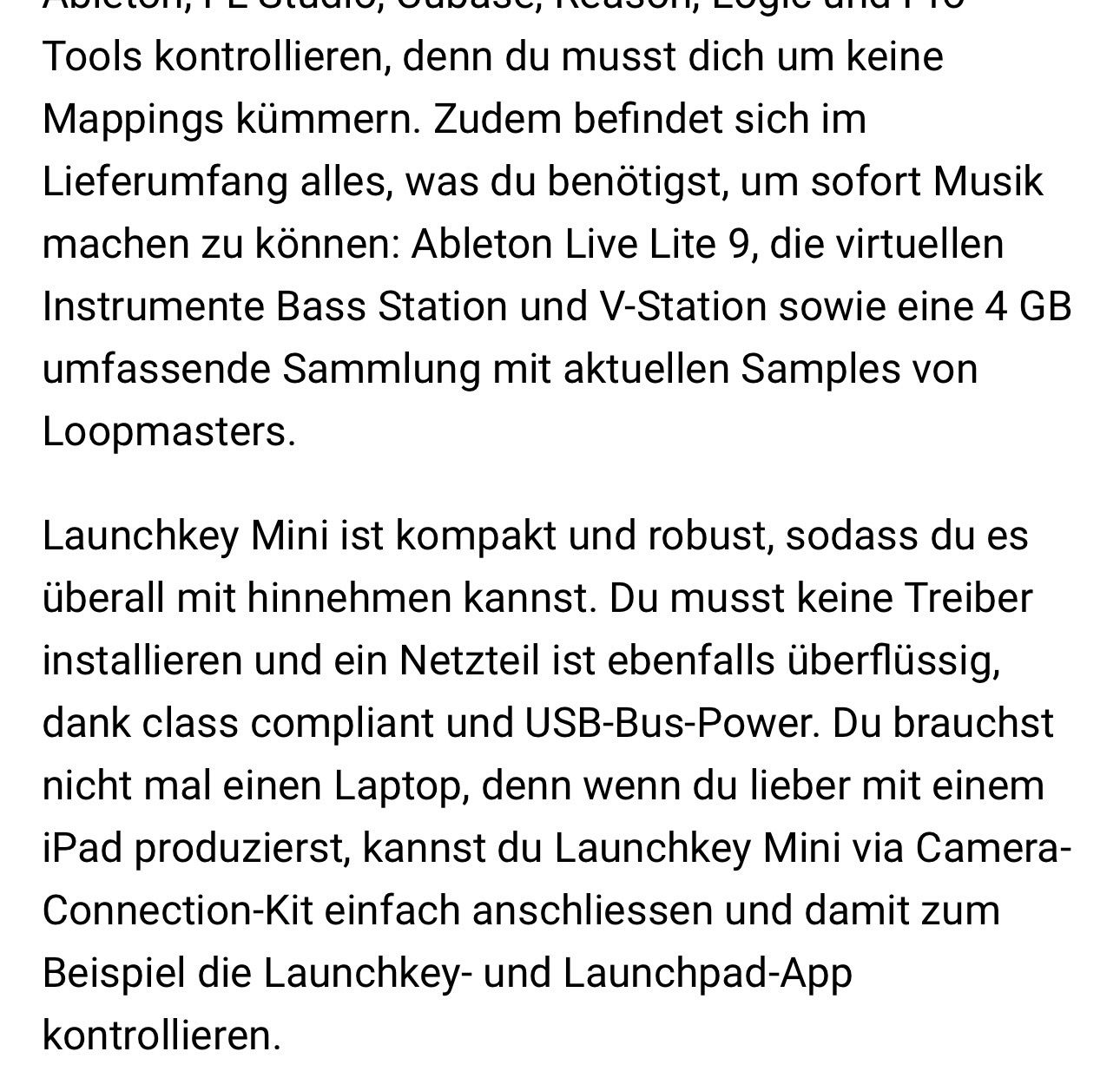 Strumenti musicali: Novation Launchkey Mini - Kompaktes MIDI Keyboard! – Usato da Bolligen venduto da Mitica 3