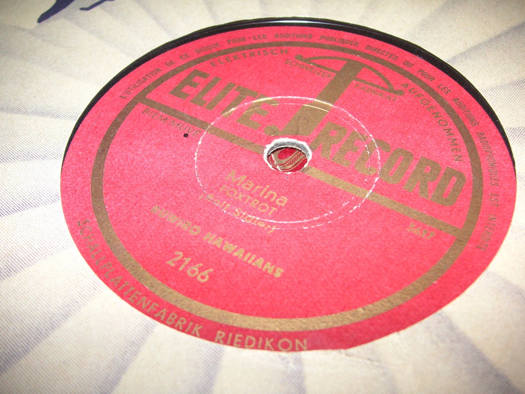 Schallplatten: DISQUES 78 TOURS – Gebraucht aus Lausanne von Leag 5