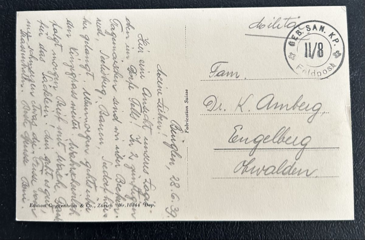Cartoline postali: Fotokarte Bürglen UR – Usato da Horw venduto da Tellbub 1
