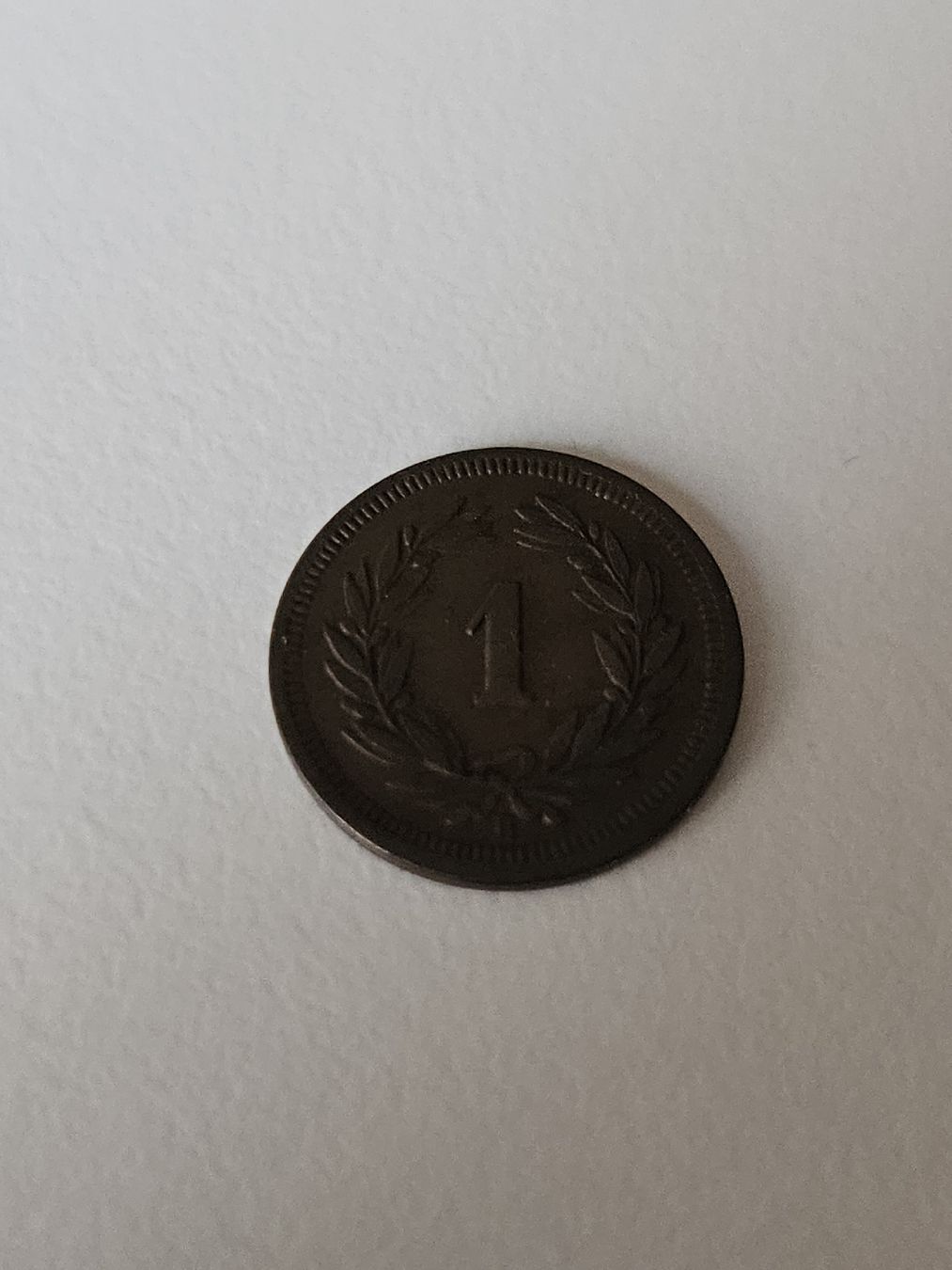 Tutti le monete: 1 Rappen 1856 – Usato da Pfäffikon ZH venduto da Melibol 1