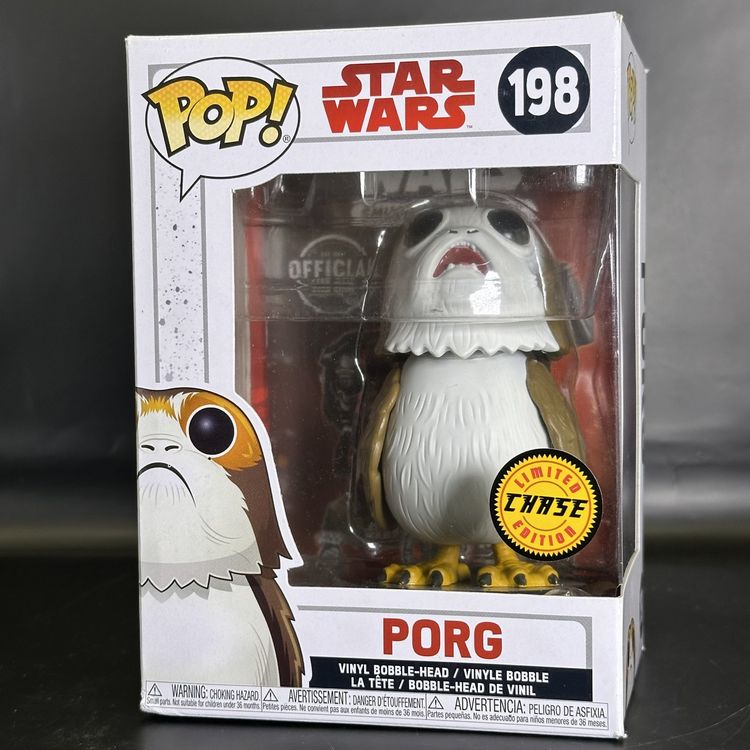 Funko Pop! Star Wars Porg (Open Mouth) 198 Chase Edition (Gebraucht) in ...
