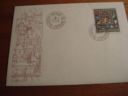 Liechtenstein 1973, FDC 5.- Marke