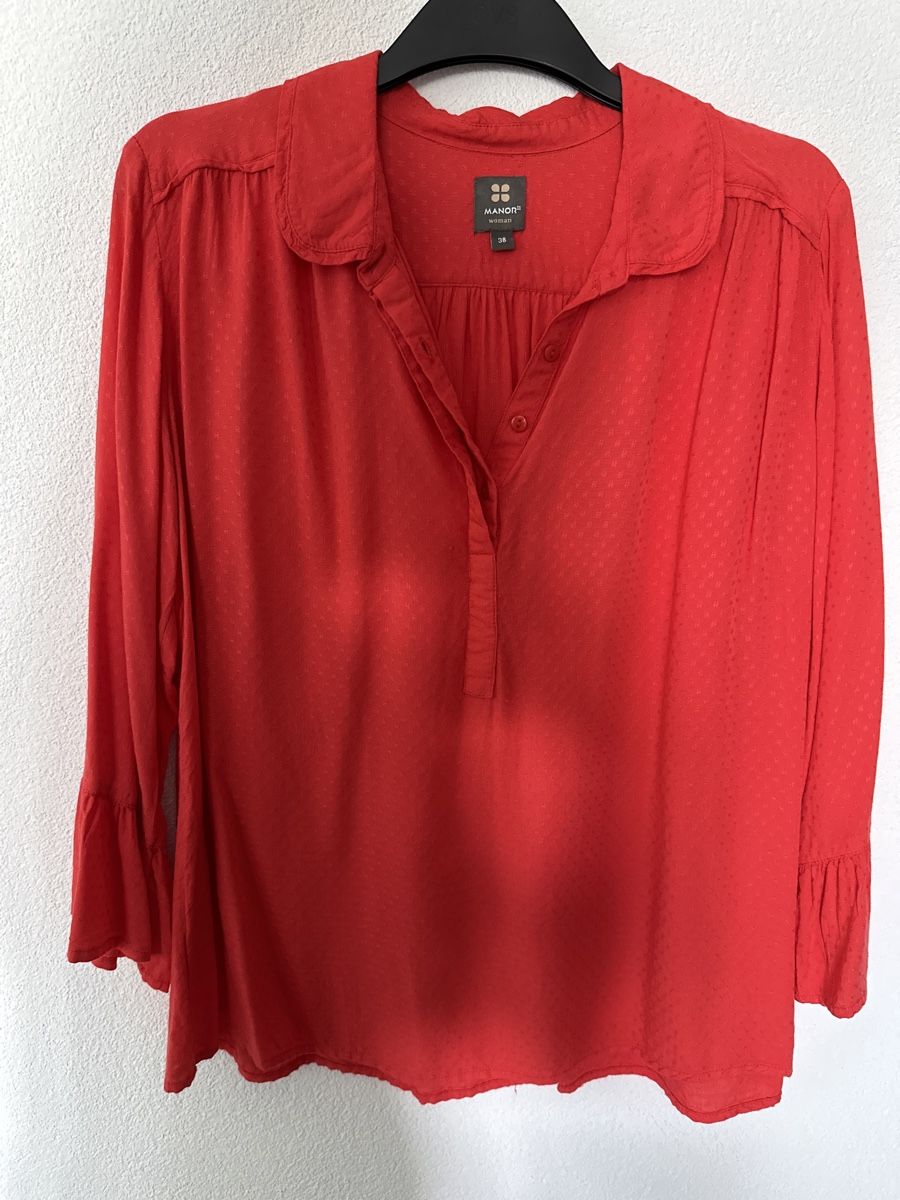 Camicette: Damen Bluse rot von Manor – Usato da Zug venduto da Hehe 6