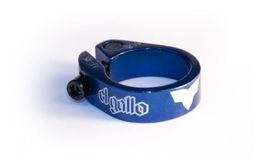 Fahrrad Sattelklemme zum Schrauben 31.8mm - blau eloxiert