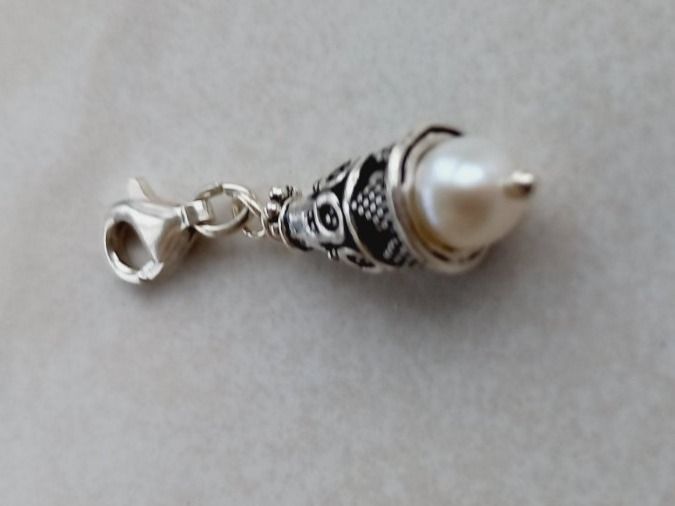 Portachiavi: Silber Anhänger, Mit Perle – Nuovo e nell'imballaggio originale da Winistorf venduto da acreativ2 2