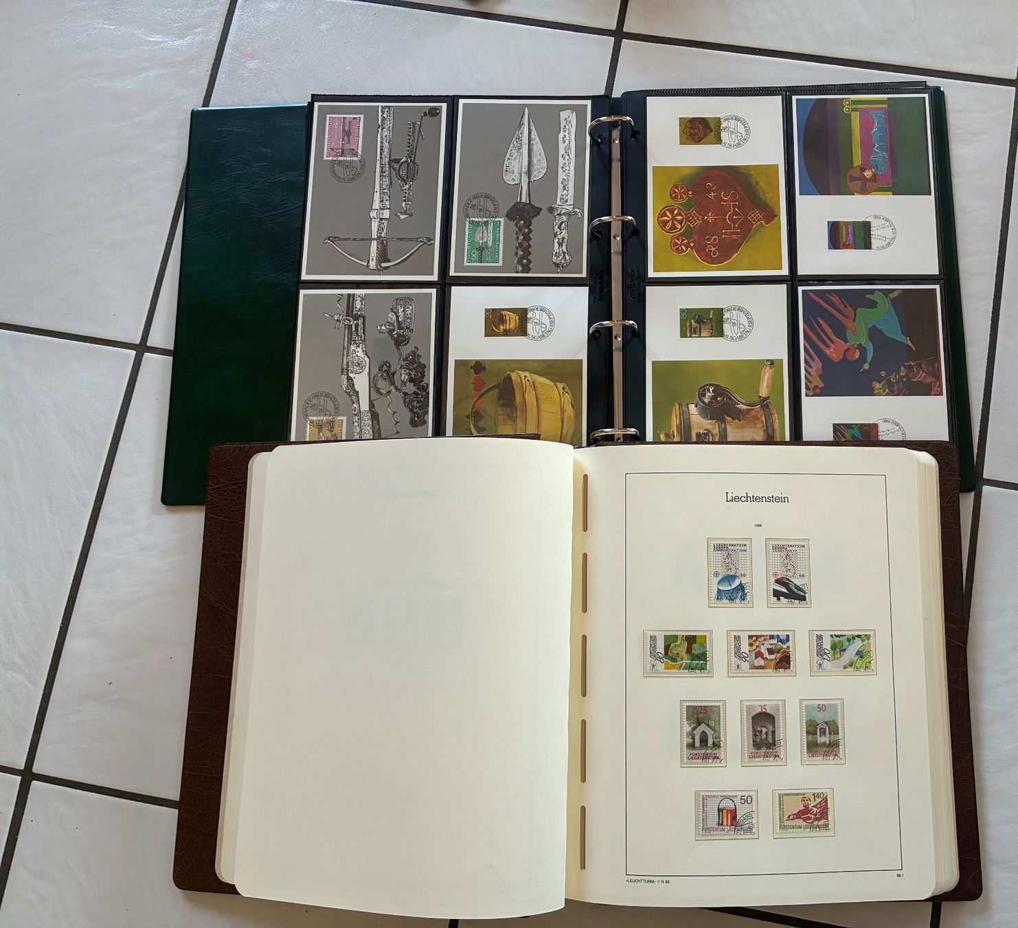 Alle Briefmarken: Super collection de timbres du Liechtenstein – Gebraucht aus Rovray von Ganderch 4