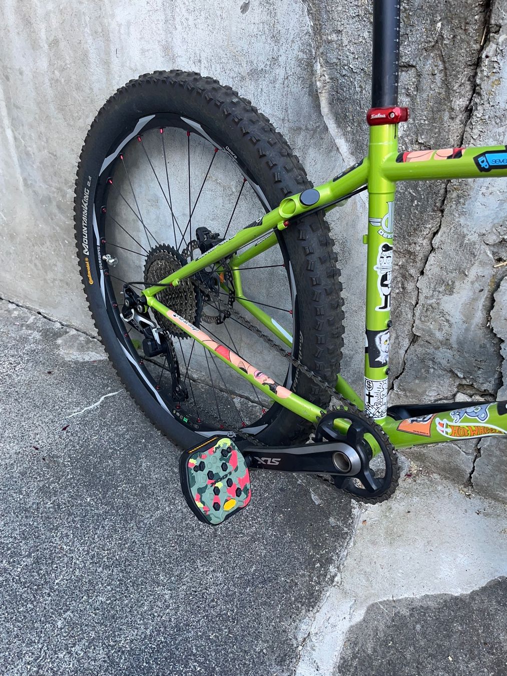 Biciclette: Stahlrahmen Velo MTB Kult Handmade – Usato da St. Niklaus VS venduto da wildholzmann 3