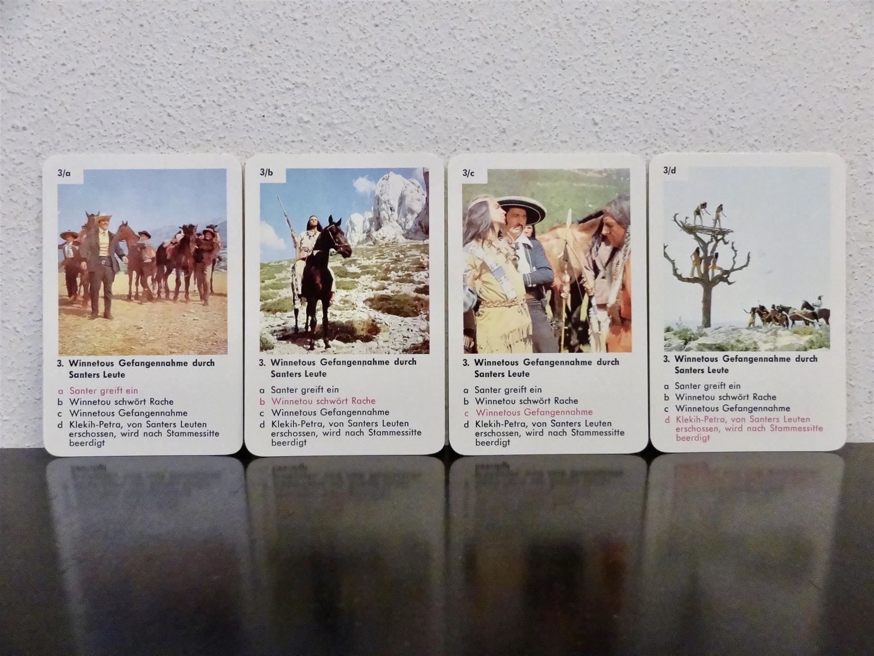 Giochi: schönes altes Quartett WINNETOU I – Usato da Kerzers venduto da wisaundso 5