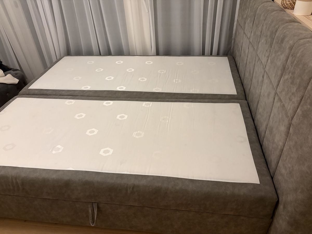 Letti: Boxspringbett grau 180x200 – Usato da Zizers venduto da Nicole_Dickenmann 1