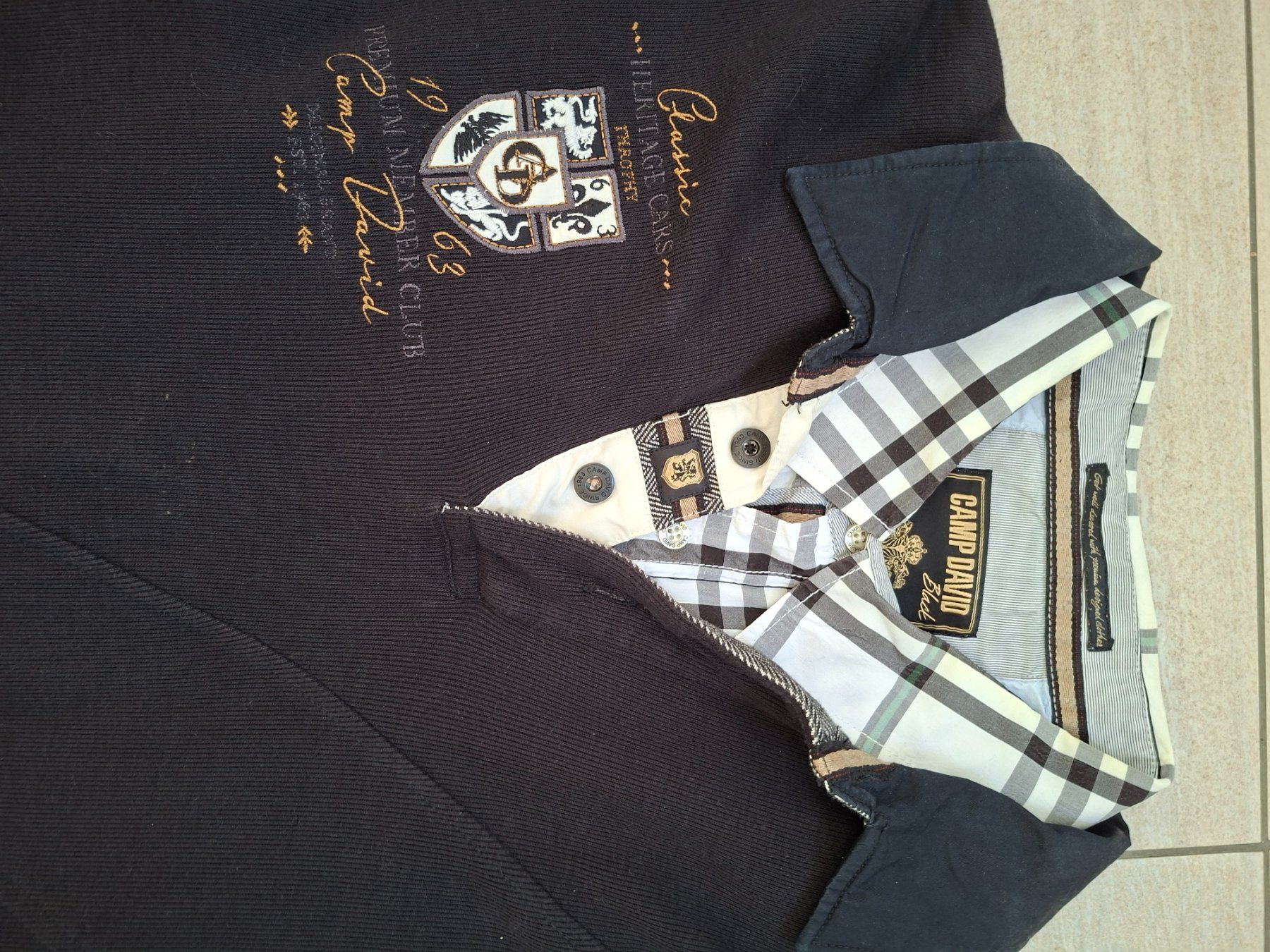 Camp David Maglioni & Felpe: Original Camp David,  Polopullover und  Herrenhemd, Langarm – Usato da Altdorf UR venduto da webi01 1