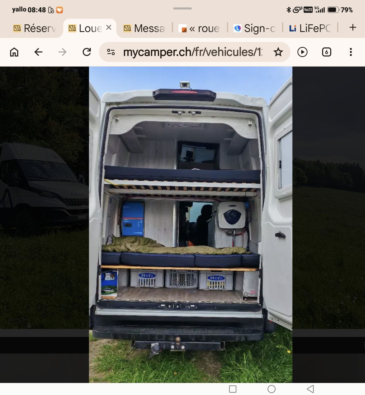 Services et réparations: Camper zu mieten – D'occasion à Mamishaus par raphael4954 3