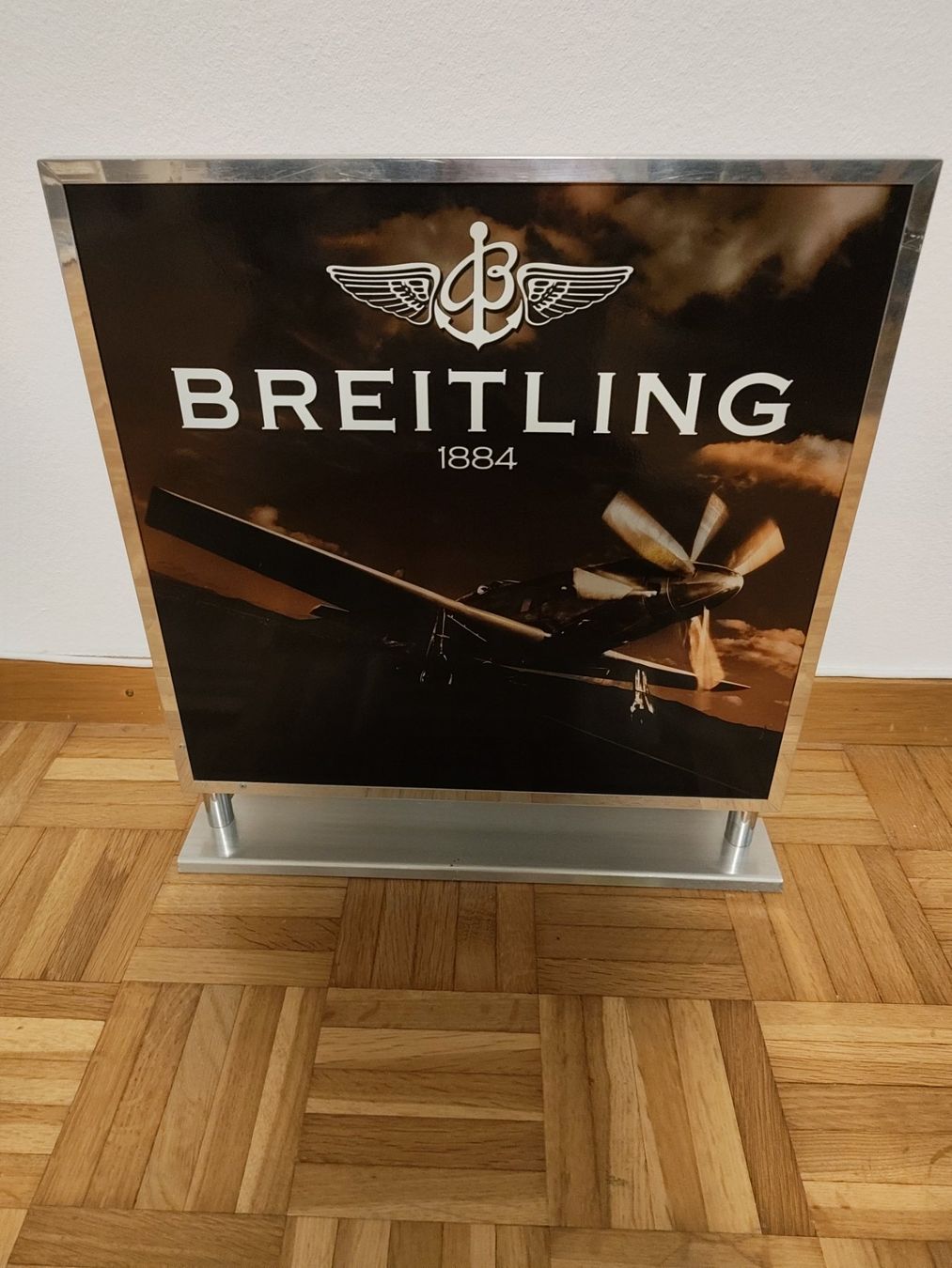 Breitling Insegne: Breitling Werbeschild – Usato da Bäch SZ venduto da BirdyTheBird 1
