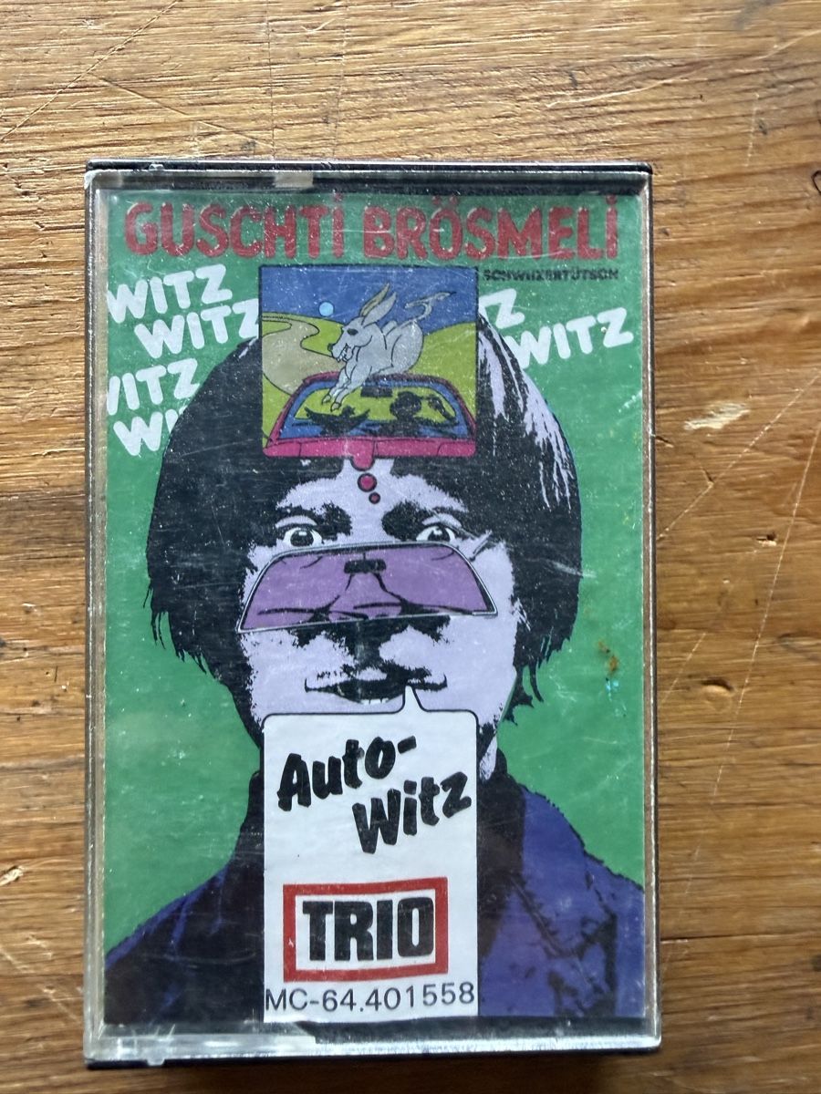 Musicassette: GUSCHTI BRÖSMELI Auto-Witz Kasette – Usato da Hergiswil NW venduto da Klimsen