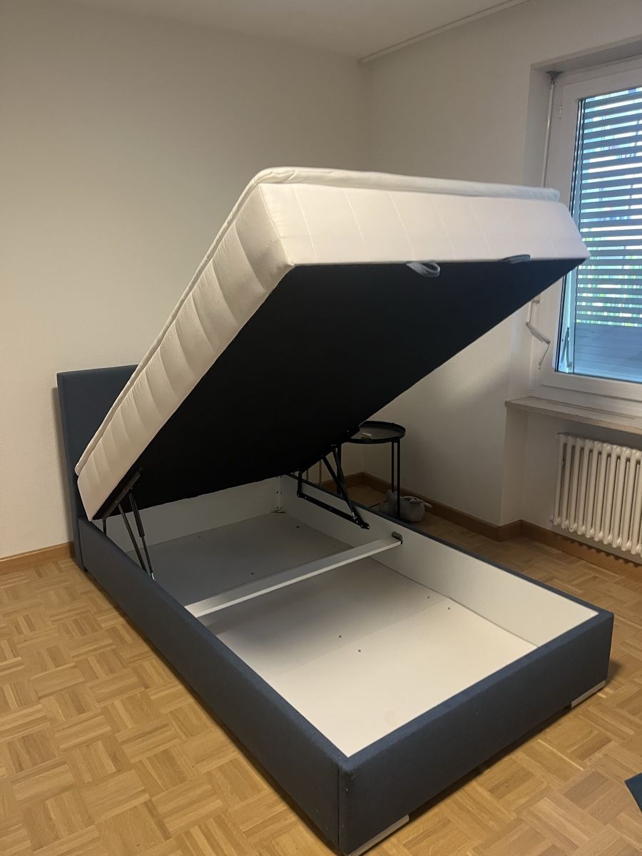 Betten: Box spring Bett 120x200 – Gebraucht aus Binningen von Inga22 2