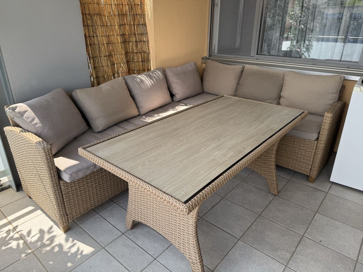 Set de table et chaises: Garten/Balkonmöbel – D'occasion à Emmenbrücke par sa.ra 1