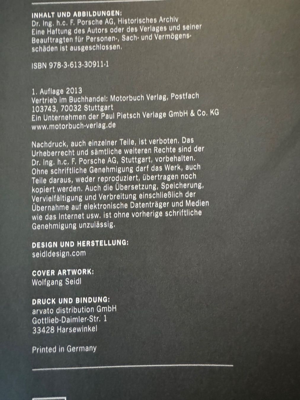 Libri: 911x911 Edition Porsche Museum – Nuovo e nell'imballaggio originale da Arni AG venduto da and_wd9p 4