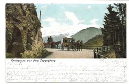 Reisegruss aus dem Toggenburg SG Postkutsche Ennetbüel 1905