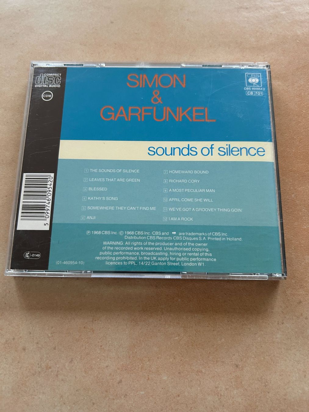 CD: Simon & Garfunkel Sound of Silence – Usato da Wiggiswil venduto da Cwi0 1