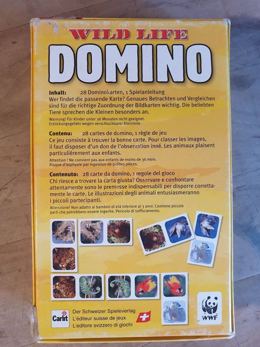 Giochi: WWF Wildlife Domino – Usato da Zürich venduto da loosebone 2