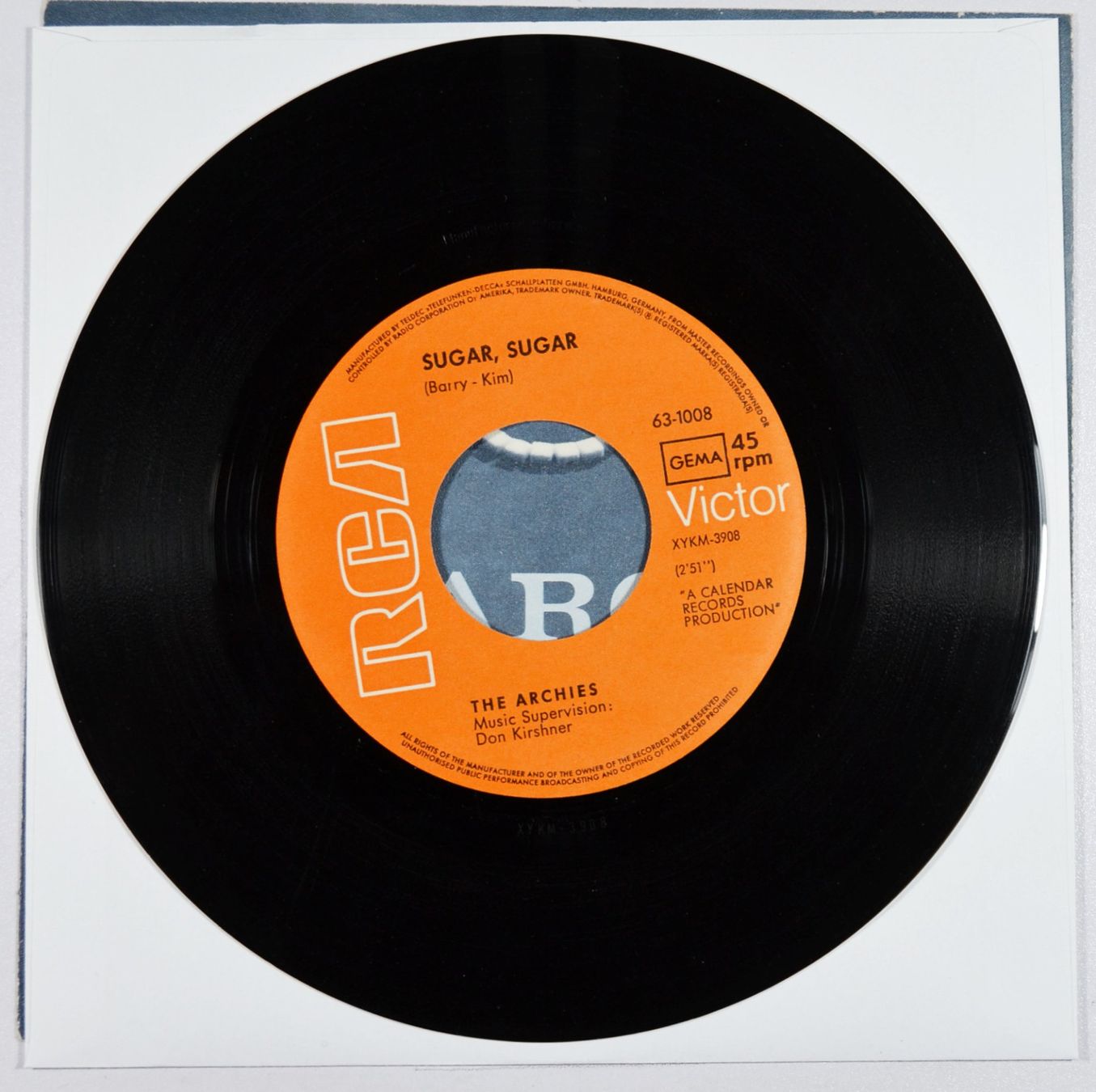 Schallplatten: Single: THE ARCHIES - Sugar, Sugar – Gebraucht aus Frenkendorf von Yard-Sale-2000 1