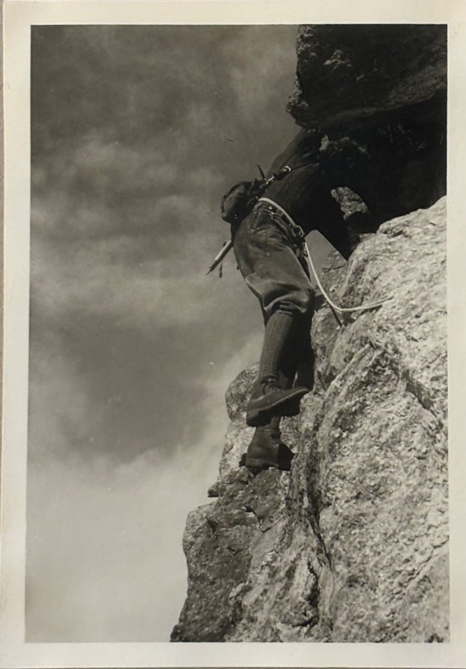 Cartoline postali: 2 x Privatfoto 1952 - Wallis, Bergsteigen, Klettern – Usato da Frauenfeld venduto da Merk52 2
