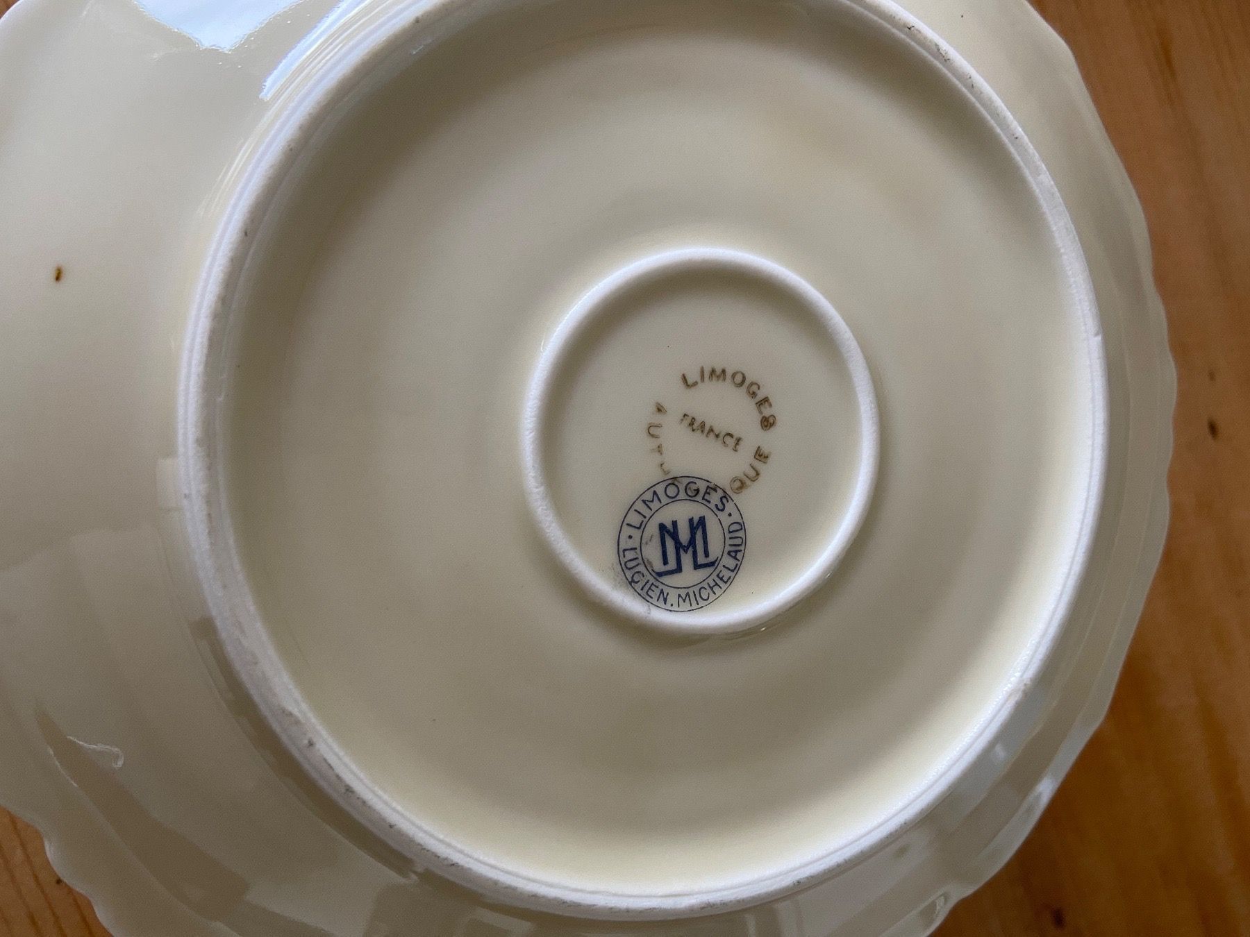 Services de table: Saucière Limoges – D'occasion à Ecublens VD par mirandagirl 2