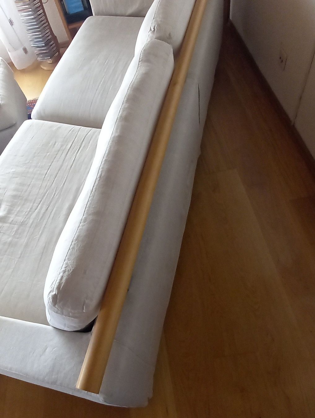 Flexform Sofas: Flexform-Sofa aus Leinenstoff, 2.5m breit – D'occasion à Bettlach par Emmy22 1