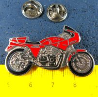 LAVERDA 1000 SCF MOTORRAD 2NÄGEL PIN ENAMEL SILBRIG