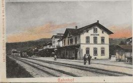 Affoltern a. Albis ZH 3 Bild AK Bahnhof 1904 sehr gut erhalt
