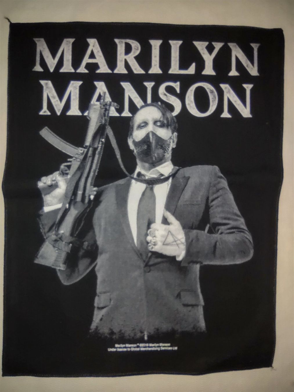 Patches: MARILYN MANSON ** BACKPATCH ** RÜCKENAUFNÄHER ** NEU ** – Neu (gemäss Beschreibung) aus Lupfig von Womewome